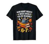 Funny Six Seven Meme 6 7 Livre d'enseignant Lecture 6 7 Enseignant T-Shirt