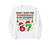 Funny Six Seven Students Christmas 67 Meme Gen Alpha Slang Sweatshirt