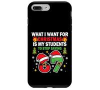 Funny Six Seven Teacher Christmas 67 Meme Gen Alpha Slang Coque pour iPhone 7 Plus/8 Plus