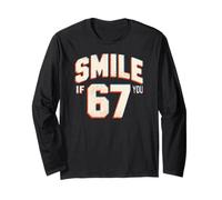 Funny Six Sven Meme Smile si tu as 67 Ans Manche Longue