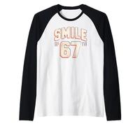 Funny Six Sven Meme Smile si tu as 67 Ans Manche Raglan