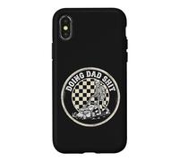 Funny Skeleton Dad Lawn Tondeuse Fête des Pères Humour Tee 2 Coque pour iPhone X/XS