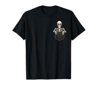 Funny Skeleton in The Pocket Halloween Kids Teens Adults T-Shirt