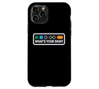 Funny Ski Skier Snowboard What's Your Sign Snowboard Joke Coque pour iPhone 11 Pro
