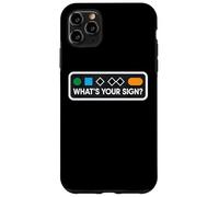 Funny Ski Skier Snowboard What's Your Sign Snowboard Joke Coque pour iPhone 11 Pro Max