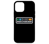 Funny Ski Skier Snowboard What's Your Sign Snowboard Joke Coque pour iPhone 12 Mini