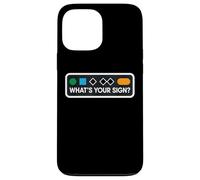 Funny Ski Skier Snowboard What's Your Sign Snowboard Joke Coque pour iPhone 13 Pro Max