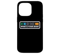 Funny Ski Skier Snowboard What's Your Sign Snowboard Joke Coque pour iPhone 14 Pro Max