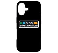 Funny Ski Skier Snowboard What's Your Sign Snowboard Joke Coque pour iPhone 17