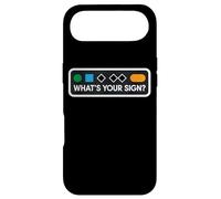 Funny Ski Skier Snowboard What's Your Sign Snowboard Joke Coque pour iPhone Air