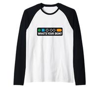 Funny Ski Skier Snowboard What's Your Sign Snowboard Joke Manche Raglan
