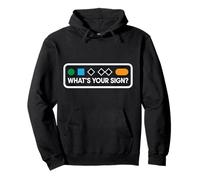 Funny Ski Skier Snowboard What's Your Sign Snowboard Joke Sweat à Capuche