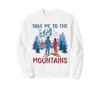 Funny Ski Trip Newly Wedding Couple Ski Assorti Mr Mrs Sweatshirt