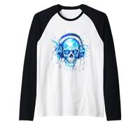 Funny Skull Can't Hear You I'm Gaming Garçons Adolescents Hommes Manche Raglan