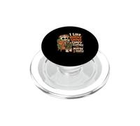 Funny Skull, J'aime Les émissions de Meurtre et Peut-être Les Films d'horreur à 3 Personnes PopSockets PopGrip pour MagSafe