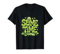 Funny Slime Time - Cute Goo Monster Cartoon Graphic T-Shirt Graphique avec Valeur
