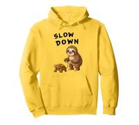 Funny Sloth and Turtle Hilarious Slow Down Sloth Meme Sweat à Capuche