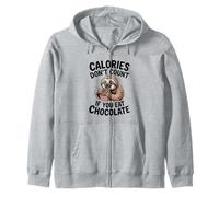 Funny Sloth Chocoholic Chocolate Lover Lover Humour Sweat à Capuche