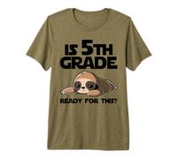 Funny Sloth est prêt pour ça en 5e année ? Retour à l'école T-Shirt Haut de Gamme