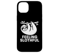 Funny Sloth Graphic Feeling Slothful Lazy Humour Coque pour iPhone 14 Plus
