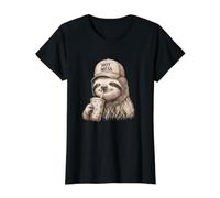 Funny Sloth Hot Mess Coffee Drinking Moms Mother's Day T-Shirt Graphique avec Valeur