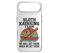 Funny Sloth Kayak Team, Get There When We Get There Coque pour iPhone Air