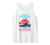 Funny Sloth Kayak Team, Get There When We Get There Débardeur