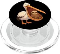 Funny Sloth Pelican Animal Alover pour garçons et Filles PopSockets PopGrip pour MagSafe