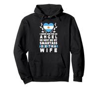 Funny Smartass Argentinian Wife Argentina Flag Spouses Sweat à Capuche