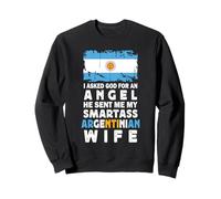 Funny Smartass Argentinian Wife Argentina Flag Spouses Sweatshirt