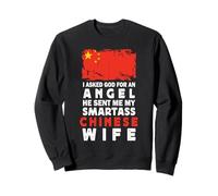 Funny Smartass Chinese Wife China Flag Spouses Sweatshirt
