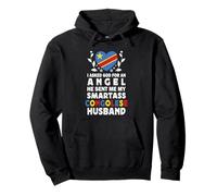 Funny Smartass Congolese Husband Congo Flag Spouses Sweat à Capuche