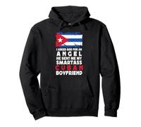 Funny Smartass Cuban Boyfriend Cuba Flag Sweat à Capuche