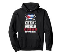 Funny Smartass Cuban Boyfriend Cuba Flag Sweat à Capuche