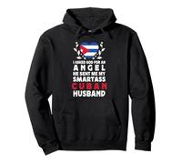 Funny Smartass Cuban Husband Cuba Flag Spouses Sweat à Capuche