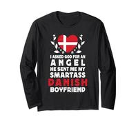 Funny Smartass Danish Boyfriend Denmark Flag Manche Longue