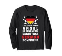 Funny Smartass German Boyfriend Germany Flag Manche Longue
