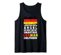 Funny Smartass German Girlfriend Germany Flag Débardeur