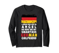 Funny Smartass German Girlfriend Germany Flag Manche Longue