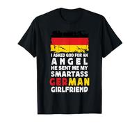 Funny Smartass German Girlfriend Germany Flag T-Shirt