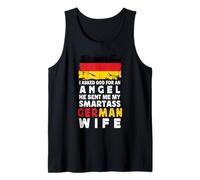 Funny Smartass German Wife Germany Flag Spouses Débardeur
