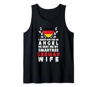 Funny Smartass German Wife Germany Flag Spouses Débardeur