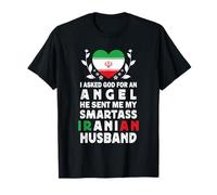 Funny Smartass Iranian Husband Iran Flag Spouses T-Shirt