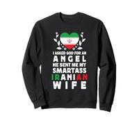 Funny Smartass Iranian Wife Iran Flag Spouses Sweatshirt