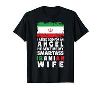 Funny Smartass Iranian Wife Iran Flag Spouses T-Shirt