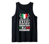 Funny Smartass Italian Husband Italy Flag Spouses Débardeur