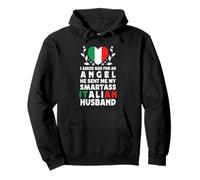 Funny Smartass Italian Husband Italy Flag Spouses Sweat à Capuche