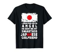 Funny Smartass Japanese Girlfriend Japan Flag T-Shirt