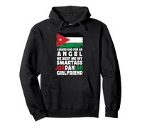 Funny Smartass Jordanian Girlfriend Jordan Flag Sweat à Capuche