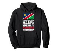 Funny Smartass Namibian Girlfriend Namibia Flag Sweat à Capuche